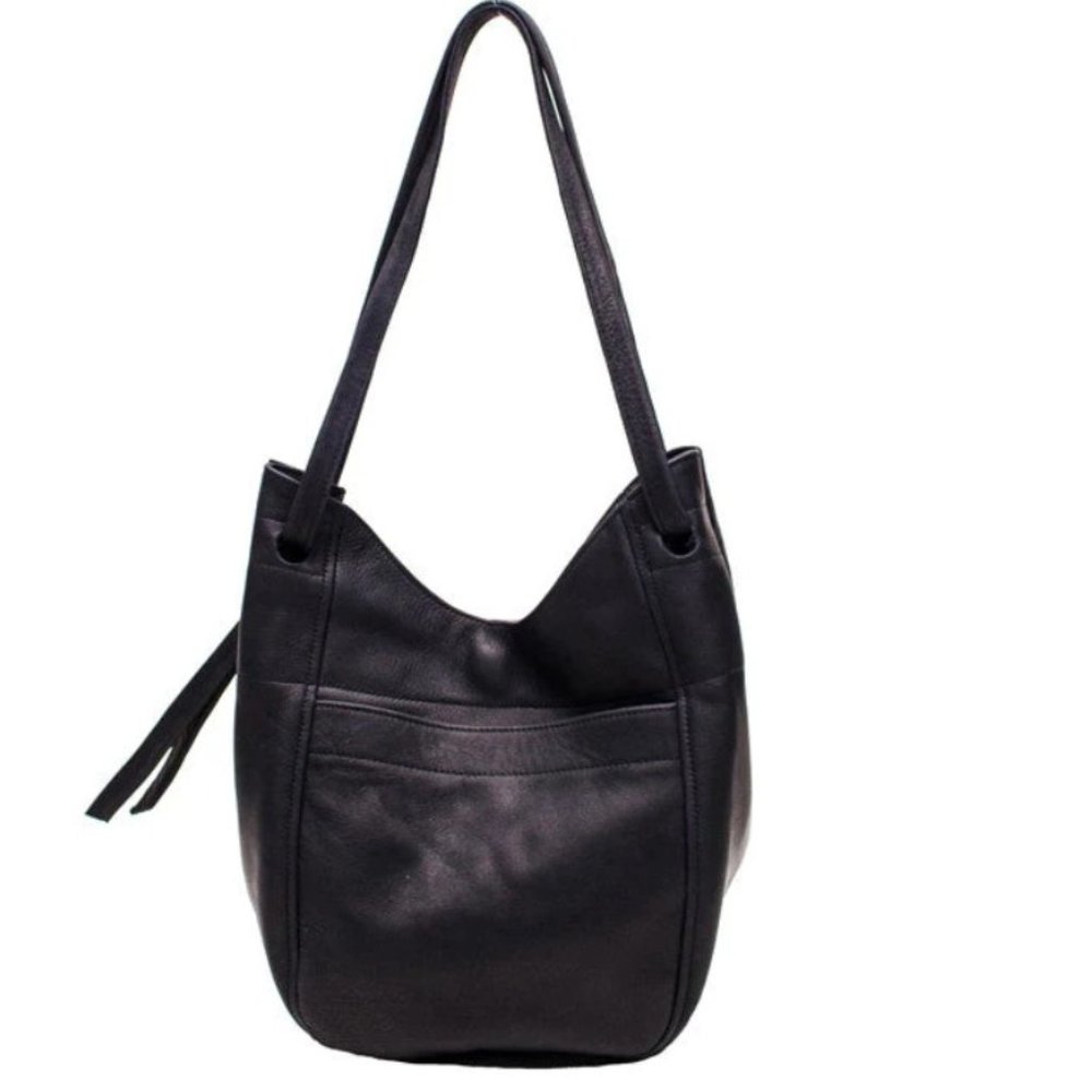 Erin Templeton Leather Tote - Medium Sized